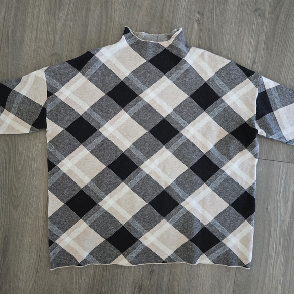 Racheal Zoe Plaid Pullover Sweater Womens  Size XL - Picture 2 of 16